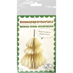 J.K. Primeco Spruce white Honeycomb paper decoration