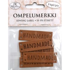 Sewing label Handmade 5pcs