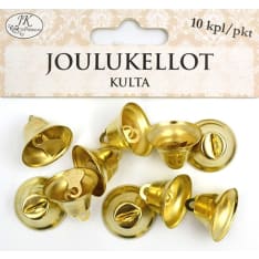 Christmas bells gold 10pcs