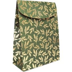 J.K. Primeco XL Twigs gold green Gift bag with velcro closure