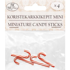 J.K. Primeco 4 pcs Miniature candy canes