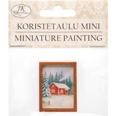 J.K. Primeco Winter scenery Miniature painting