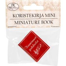 J.K. Primeco Joululaulut punainen Miniature book