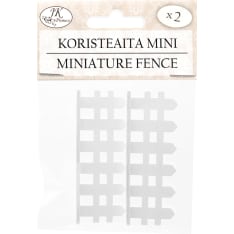 J.K. Primeco 2 pcs white Miniature fence