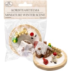 J.K. Primeco Winter scene Miniature decoration