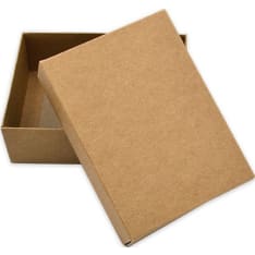 Card box big recycled brown 2pcs