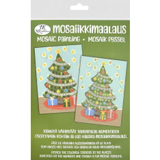 J.K. Primeco A5 Christmas tree glitter Mosaic painting