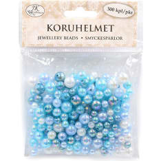 Jewellery beads blue 300pcs
