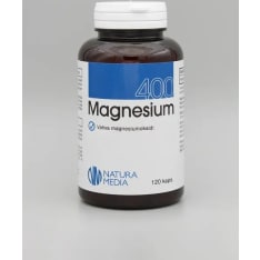 Natura Media Magnesium 400 mg 120 kaps. ravintolisä