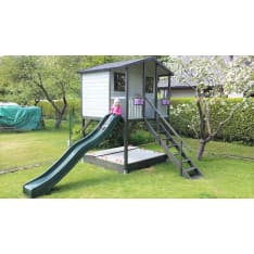 Fixu 1 playhouse with sandbox and slide
