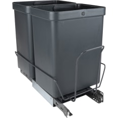 Mever 2x10 l waste bucket trailer