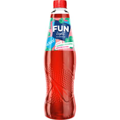 FUN Light Strawberry and Rhubarb flavored 0.5l Drink concentrate