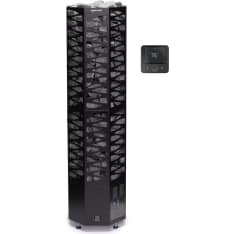 Narvi Smooth 9,0 kW black electrical heater