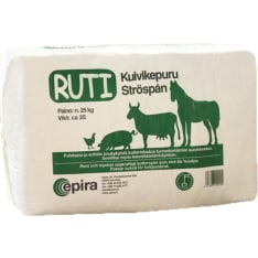 RUTI-Kuivikepuru n.25 kg eläinkuivike