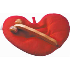 Emendo Heart Wheat Pillow + Massage Roller