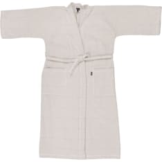 Jokipiin Pellava Laituri white/beige bathrobe