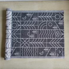 Jokipiin Pellava Maisema Sauna Bench Cover