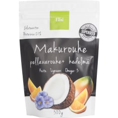 Elixi Makurouhe Hedelmä 300 g pellavansiemenrouhe