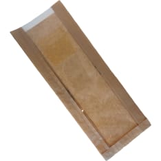Rosa ruskea 47x17x7 cm rasvankestävä ikkunapussi 25 kpl