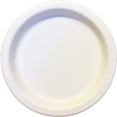 Pink 20 pcs 24cm biodegradable plate