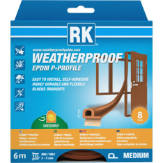 Rk L 6 m brown window and door seal
