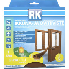 Rk L 25 m brown window and door seal