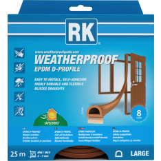 Rk D 25 m brown window and door seal