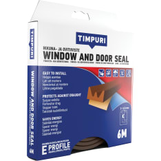 Timpuri E-profiili 6m ikkuna- ja ovitiiviste