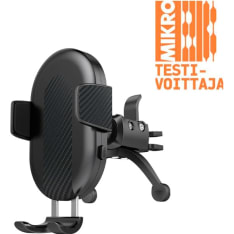 Wave Qi car mount with wireless fast charging