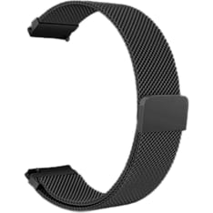 Wave teräspunottu ranneke 20mm äly- ja urheilukelloille