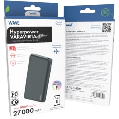 Wave Hyperpower 27000mAh 100W varavirtalähde