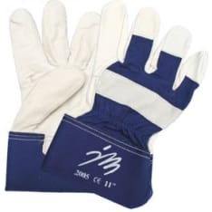 JM blue cowhide work glove