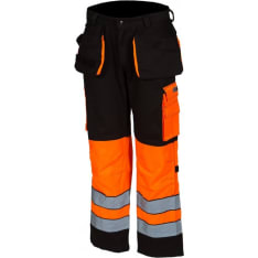 Priha 4042 Lk.1 orange/black attention trousers with hanging pockets