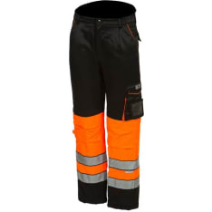 Priha 4055 Lk.1 orange/black attention winter waist pants