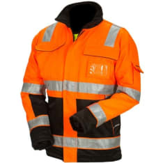 Priha 4122 Lk.2 orange/black attention winter sweater
