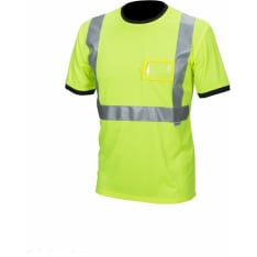 Priha 4080 keltainen huomio varo T-paita