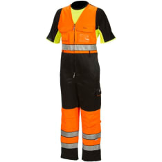 Priha 4123 Lk.1 orange/black attention winter overalls