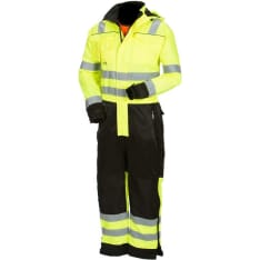 Priha yellow-black attention winter overall