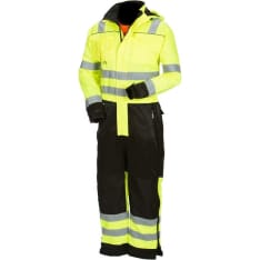 Priha yellow-black attention winter overall