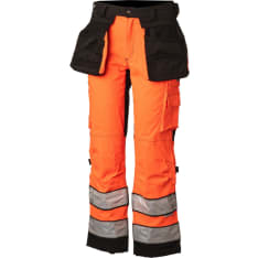 Priha Stretch Hi-Vis oranssi joustavat riipputaskuhousut