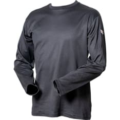 Priha 4367 thicker long sleeve black work shirt