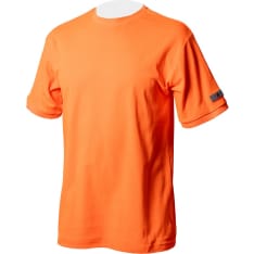 Priha 4377 technical cotton orange t-shirt