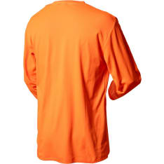 Priha 4378 technical cotton long sleeve orange work shirt