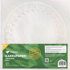 Fredman kakkupaperi 34cm 10kpl pyöreä