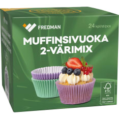 Fredman  24 kpl 2-värimix muffinssivuoka