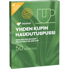 Fredman haudutuspussi yhdelle kupille