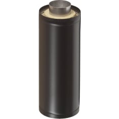 Narvi 125 mm insulated black pipe extension
