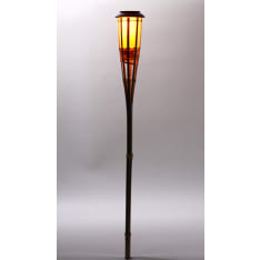 Lumo Solarled 81cm bamboo torch solar cell lamp