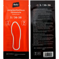 Retki 2kpl kertakäyttö lämpöpohjallinen