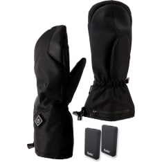 Retki black heated gloves with 3000mAh battery